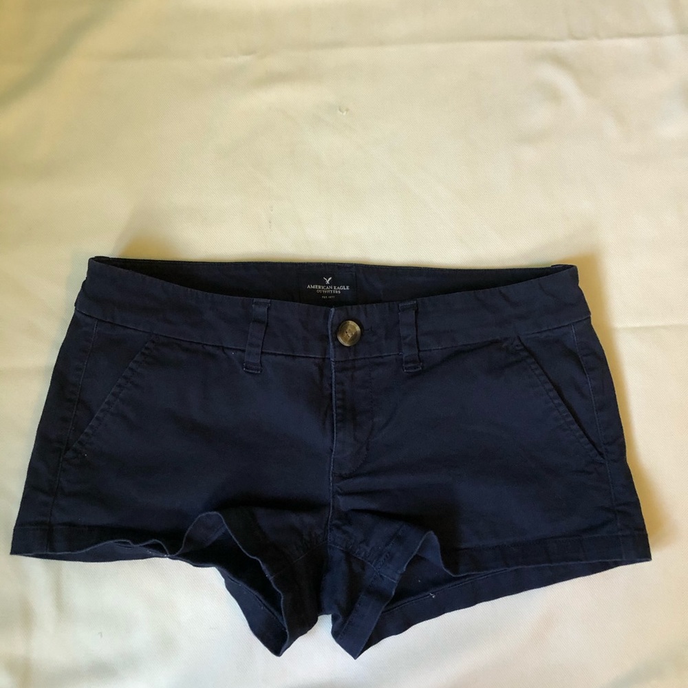 American eagle navy blue shorts